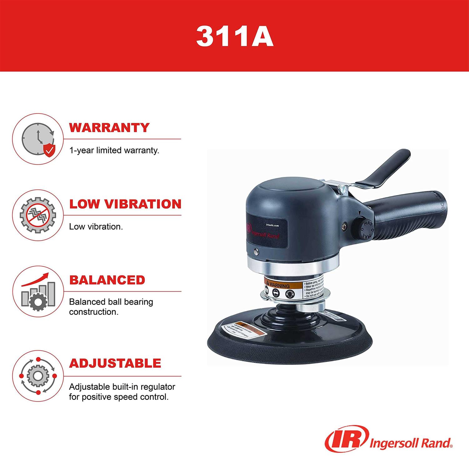 Ingersoll Rand 311A Dual Action Sander - Cheap Fitting