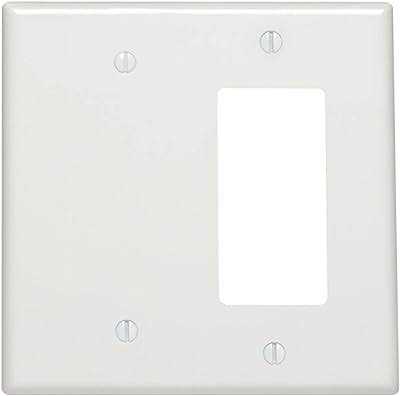 2-Gang Combo Lexan Plastic Wall Plate - Cheap Fitting