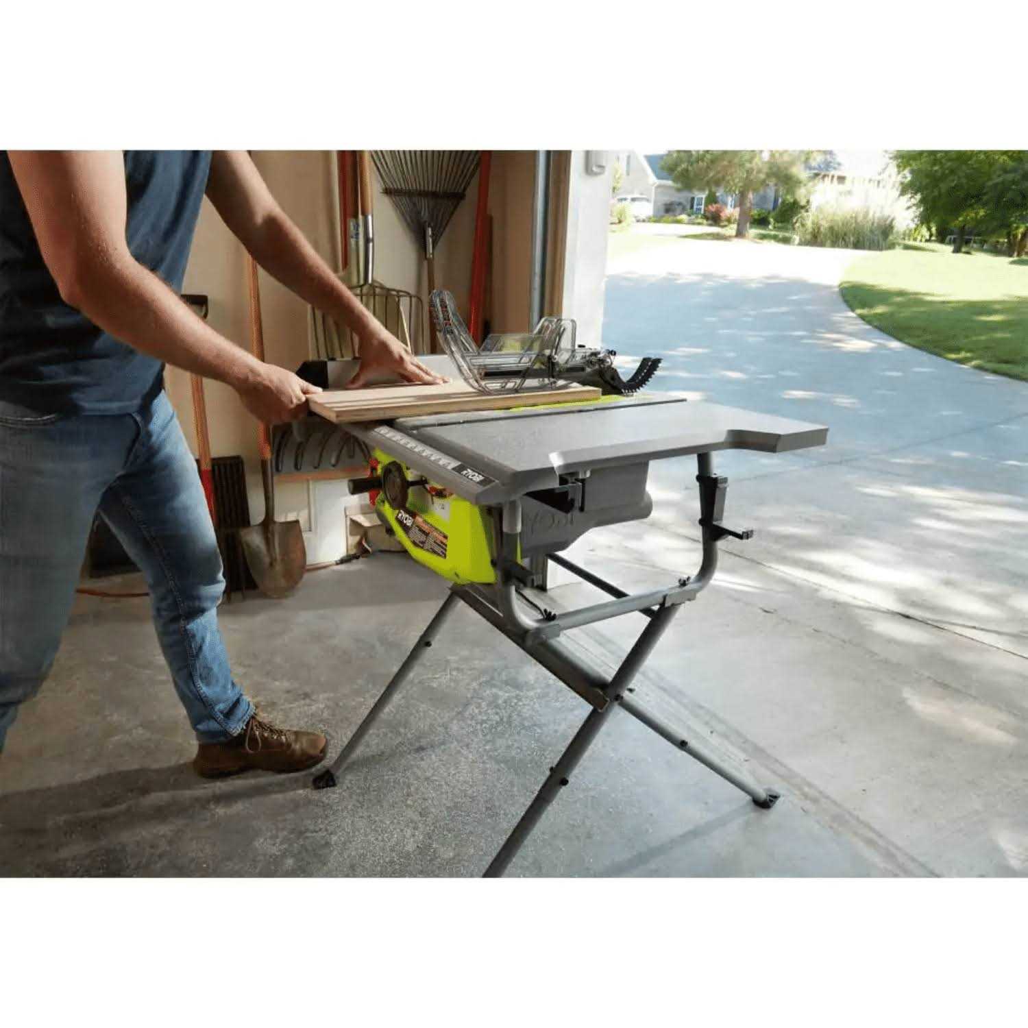 RYOBI 15 Amp 10 in. Table Saw with Folding Stand - Cheap Fitting