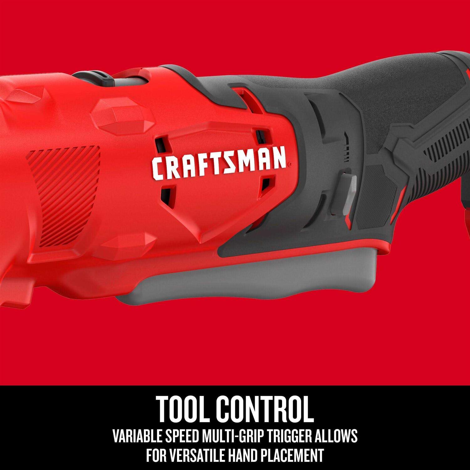 Craftsman V20 20 V 3/8 in. Brushed Cordless Right Angle Drill Tool Only - Cheap Fitting