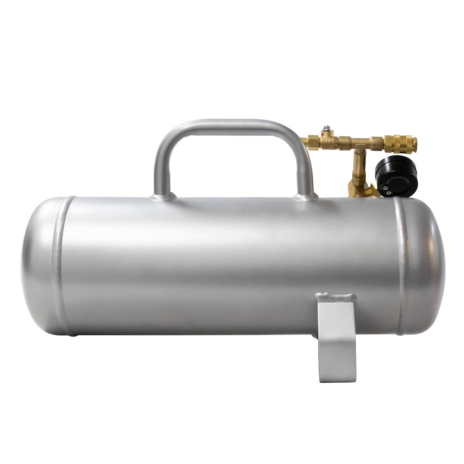 California Air Tools AUX02S Portable 2 Gallon Steel Air Tank - Cheap Fitting
