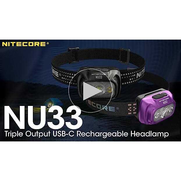 Nitecore NU33 700 Lumen LED Rechargeable Headlamp - Cheap Fitting