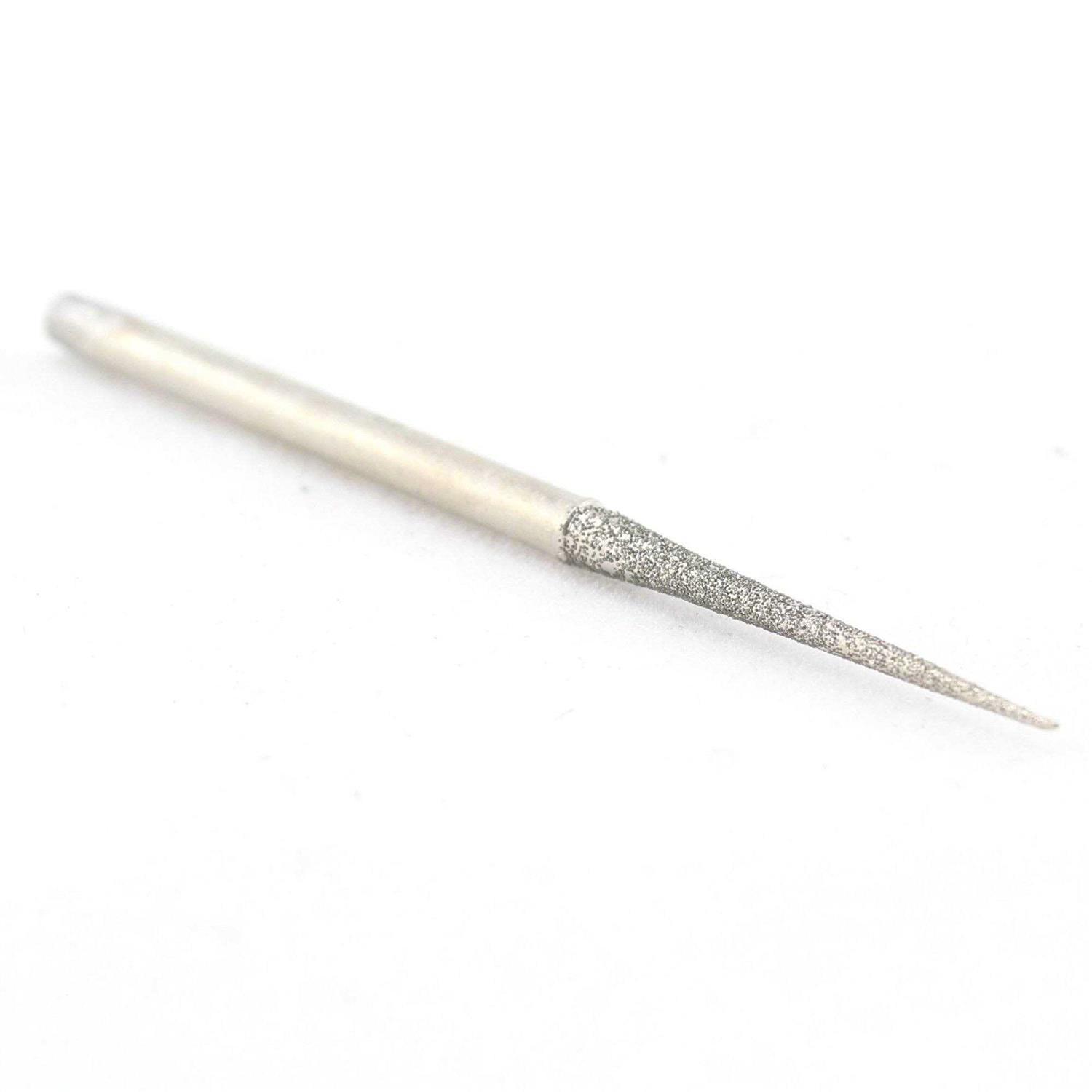 Jingling 1.5mm Diamond Grinding Head Tapered Bits Carving Burrs Pack of 30Pcs - Cheap Fitting