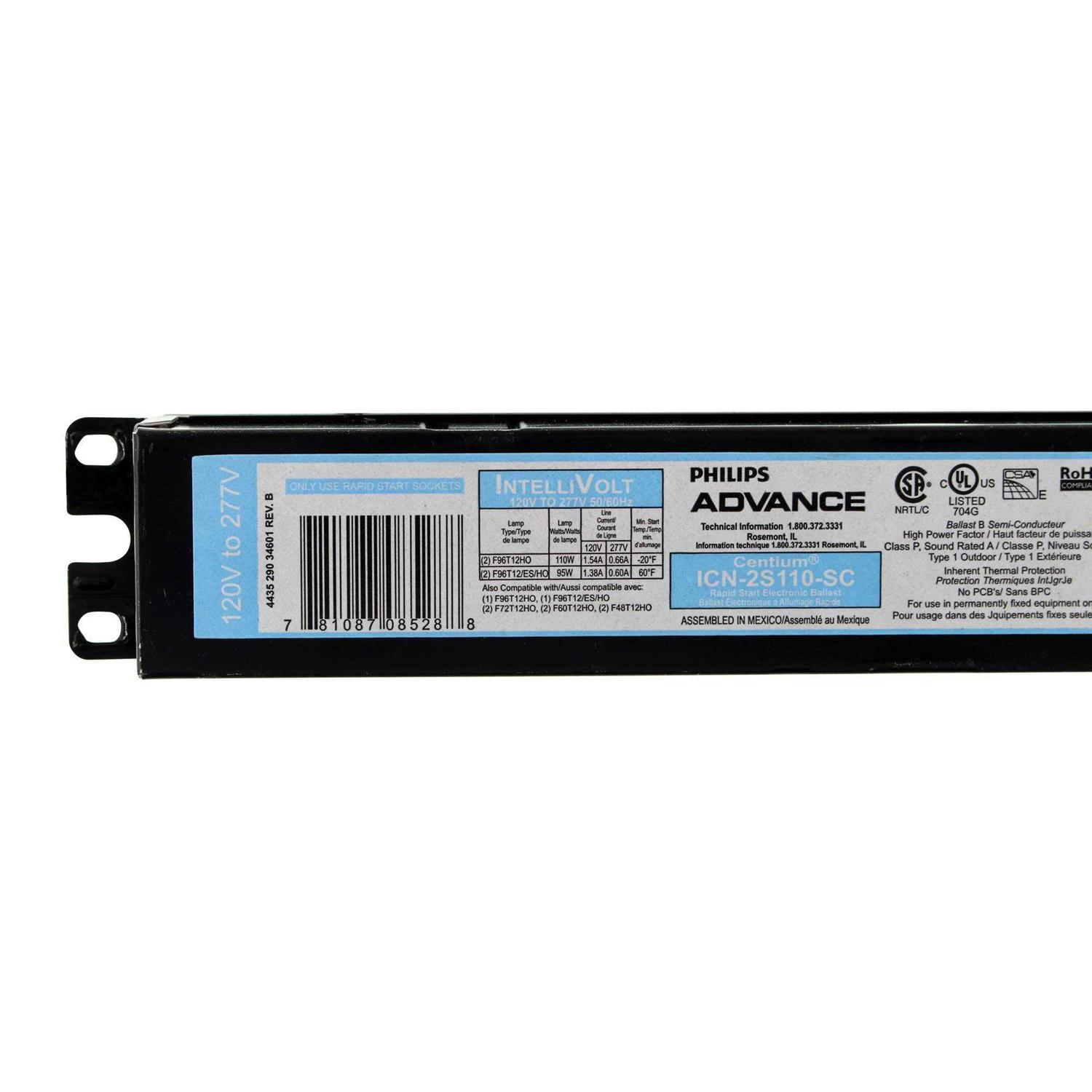 Philips Advance ICN2S110SC35I Fluorescent Ballast - Cheap Fitting