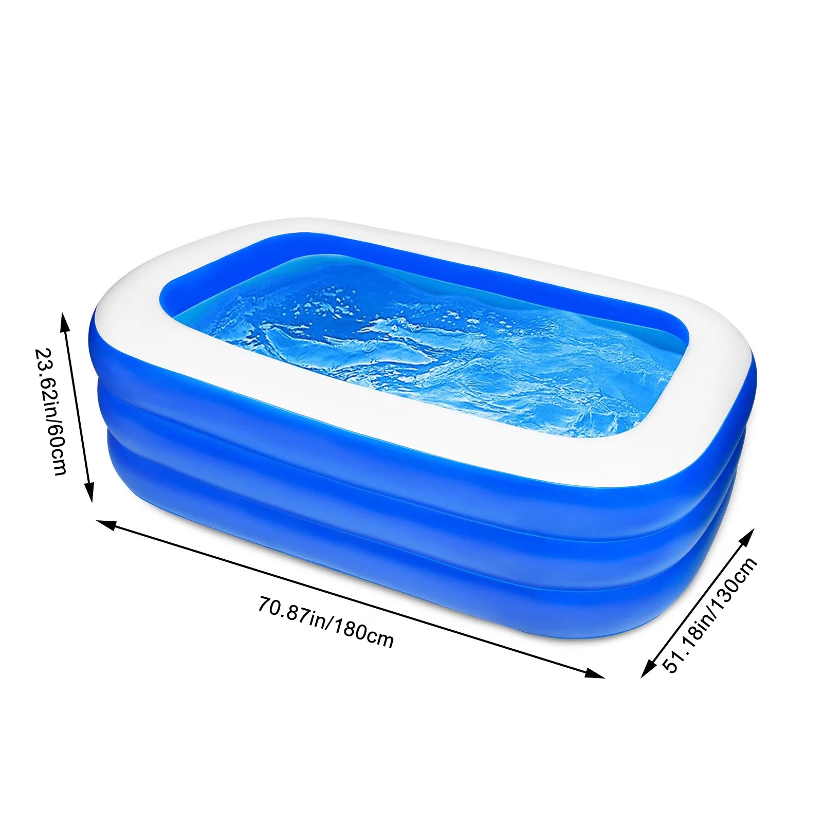 MoonSun Inflatable Pools Kiddie Pool, 71
