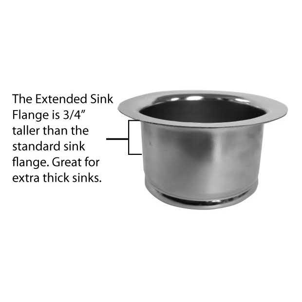mr. scrappy 3-Bolt Extended Sink Flange - Cheap Fitting