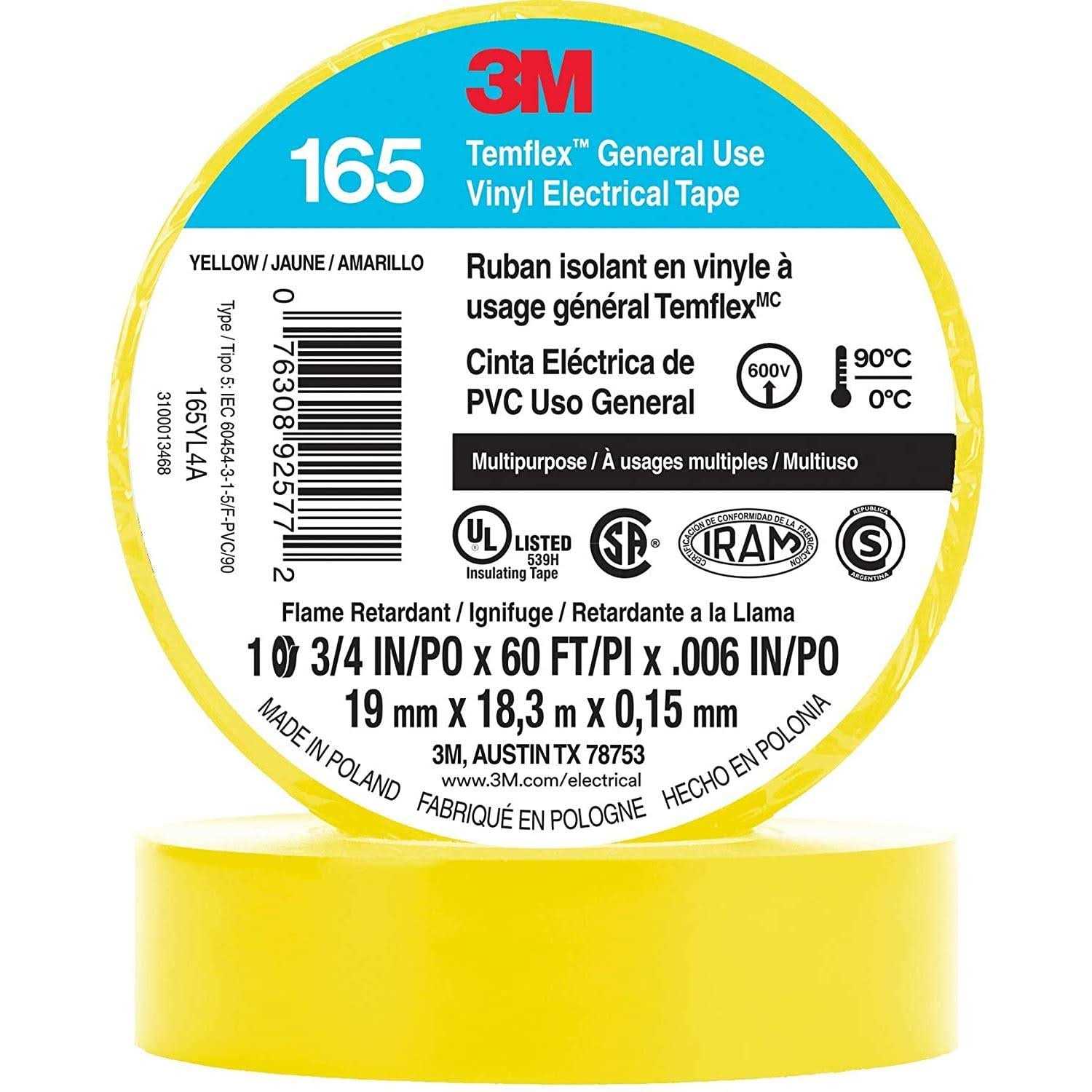 3M Temflex Vinyl Electrical Tape - Cheap Fitting