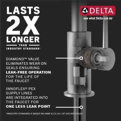 Delta Antoni Single-Handle Pull-Down Kitchen Faucet 18803-DST - Cheap Fitting