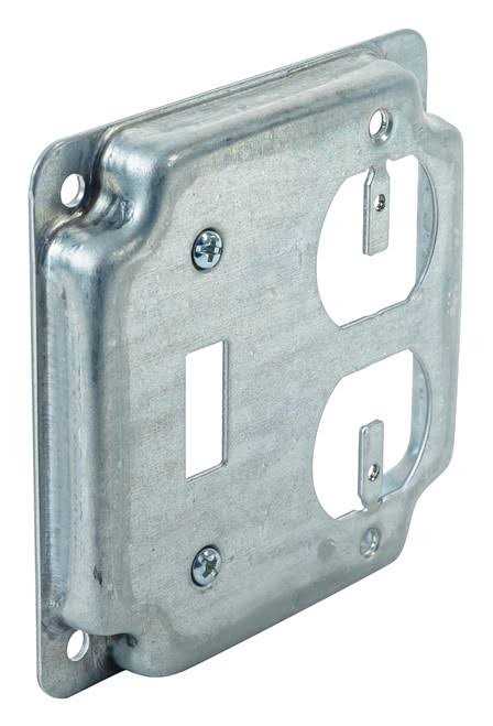 4 inch Square Stainless Steel Industrial Surface Cover Gfci Receptacle - Cheap Fitting
