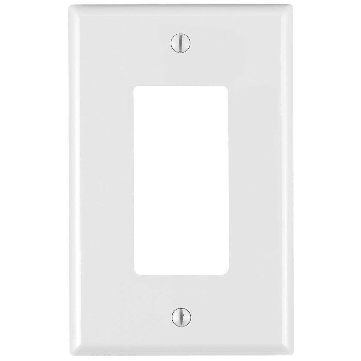 Leviton Decora 1-Gang Midway Nylon Wall Plate M52-0PJ26-0WM - Cheap Fitting
