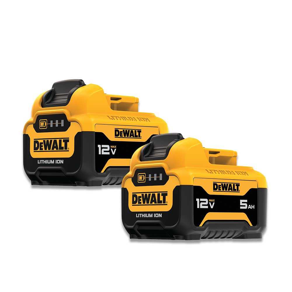 DEWALT 12V MAX 5.0Ah Lithium Ion Battery DCB126-2 - Cheap Fitting