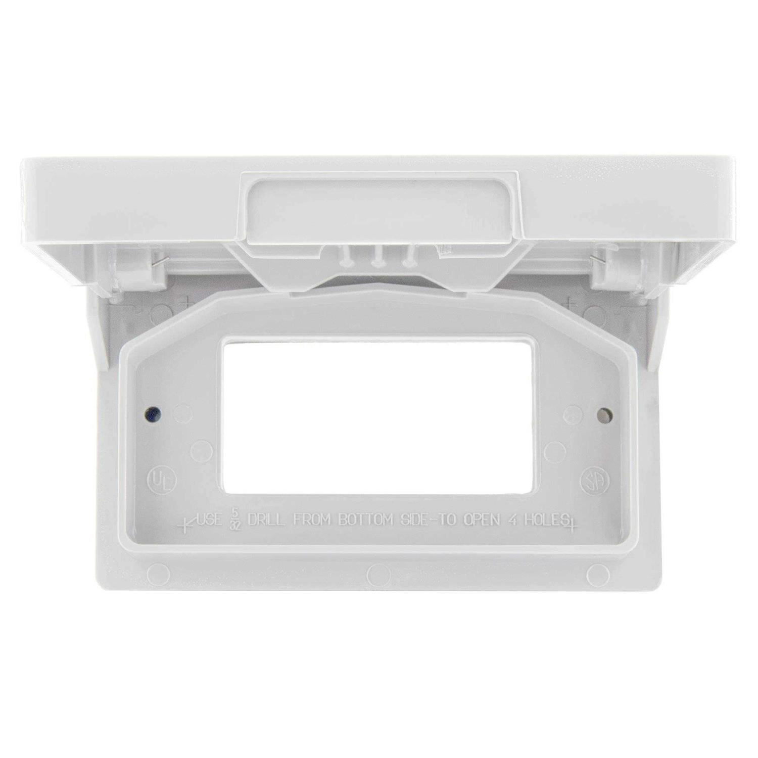 RV Exterior Power Outlet Cover Plate - Cheap Fitting