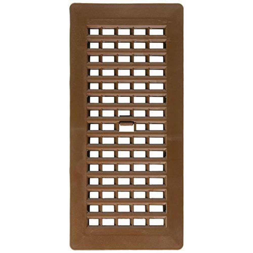 Decor Grates 4-Inch Plastic Floor Register - Cheap Fitting