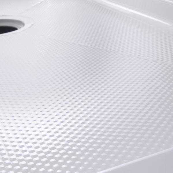 CRAFT + MAIN 60 in. x 32 in. Single Threshold Left Drain Shower Base in White - Cheap Fitting