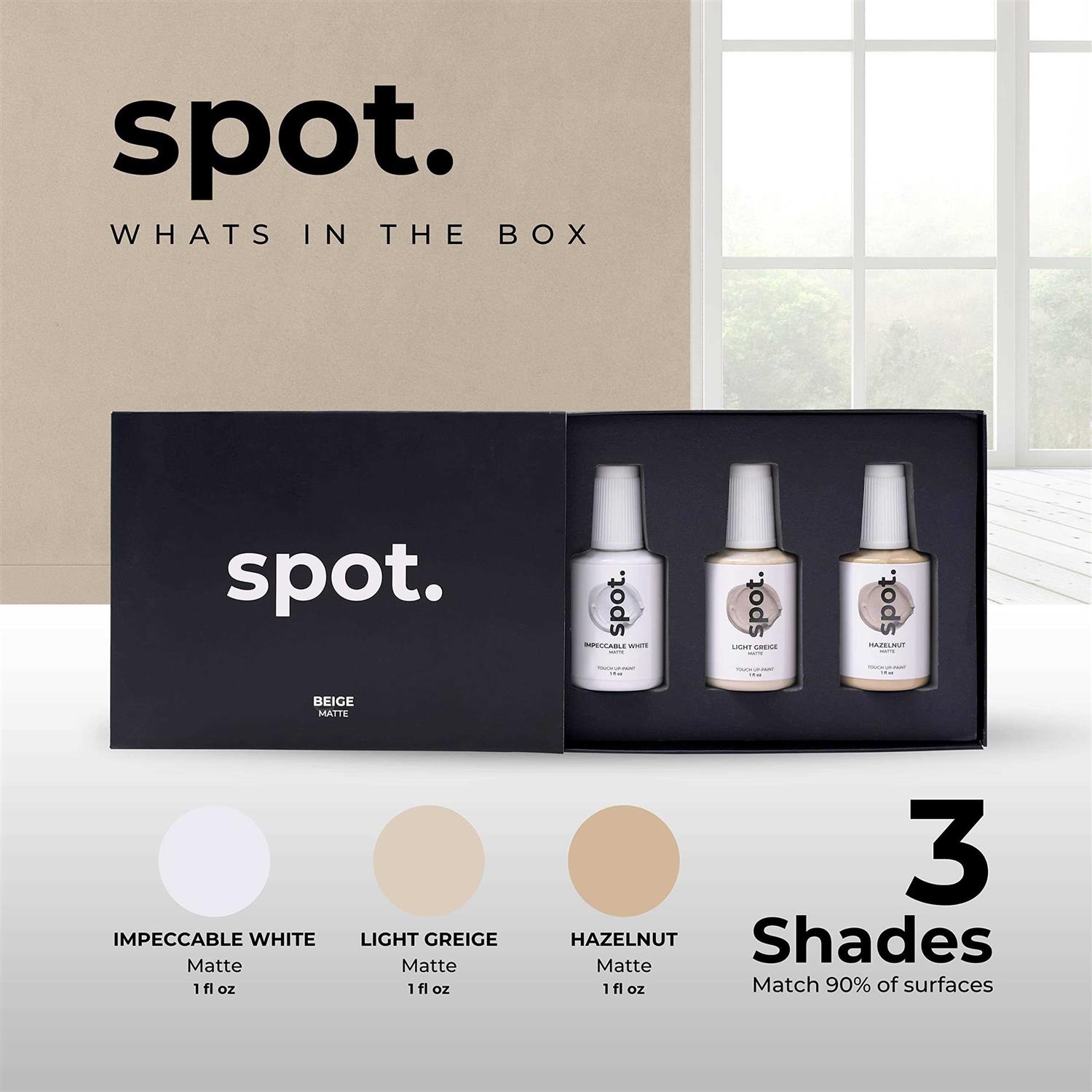 spot. Touch Up-Paint, Matte Finish, for Cabinets, Walls, Windows, Doors, and Furniture - Cheap Fitting