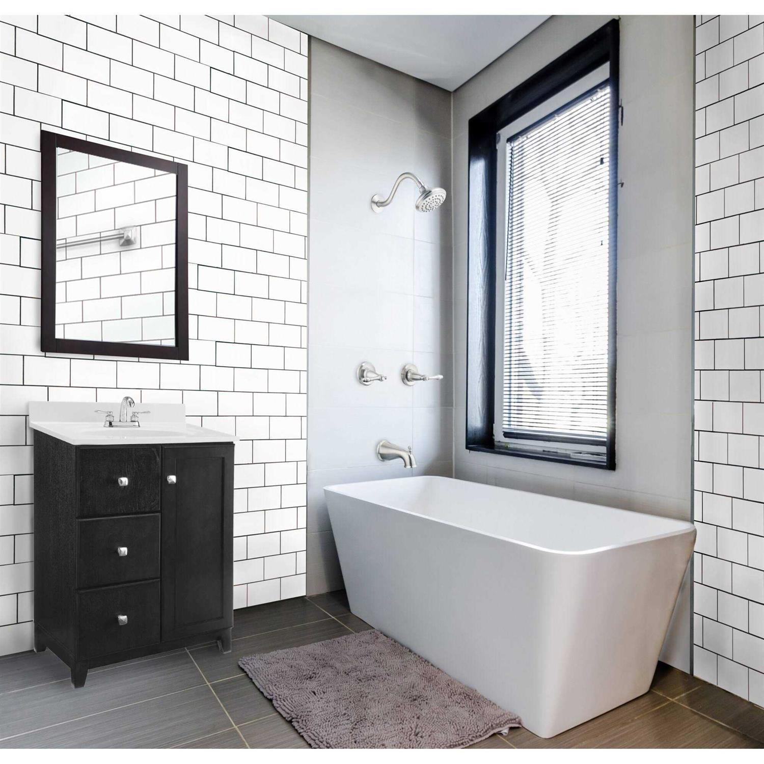 Design House Oakmont Bath and Shower Trim with Valve in Oil Rubbed Bronze 523472 - Cheap Fitting