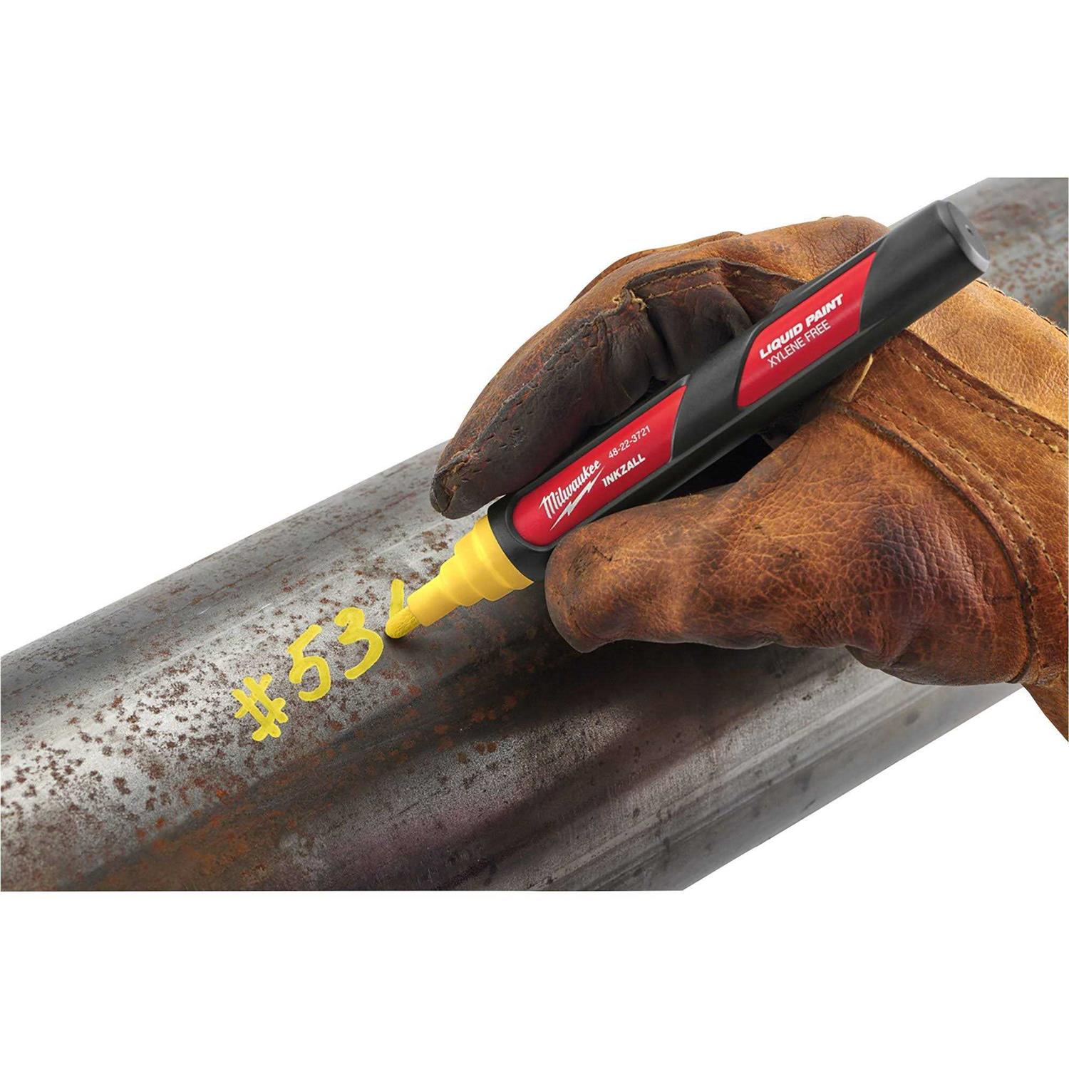 Milwaukee 48-22-3722 INKZALL Yellow Paint Marker - Cheap Fitting
