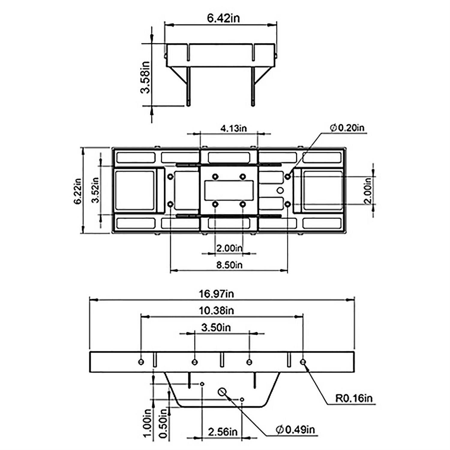 Gibraltar Mailboxes Patriot Mailbox Mounting Board - Cheap Fitting