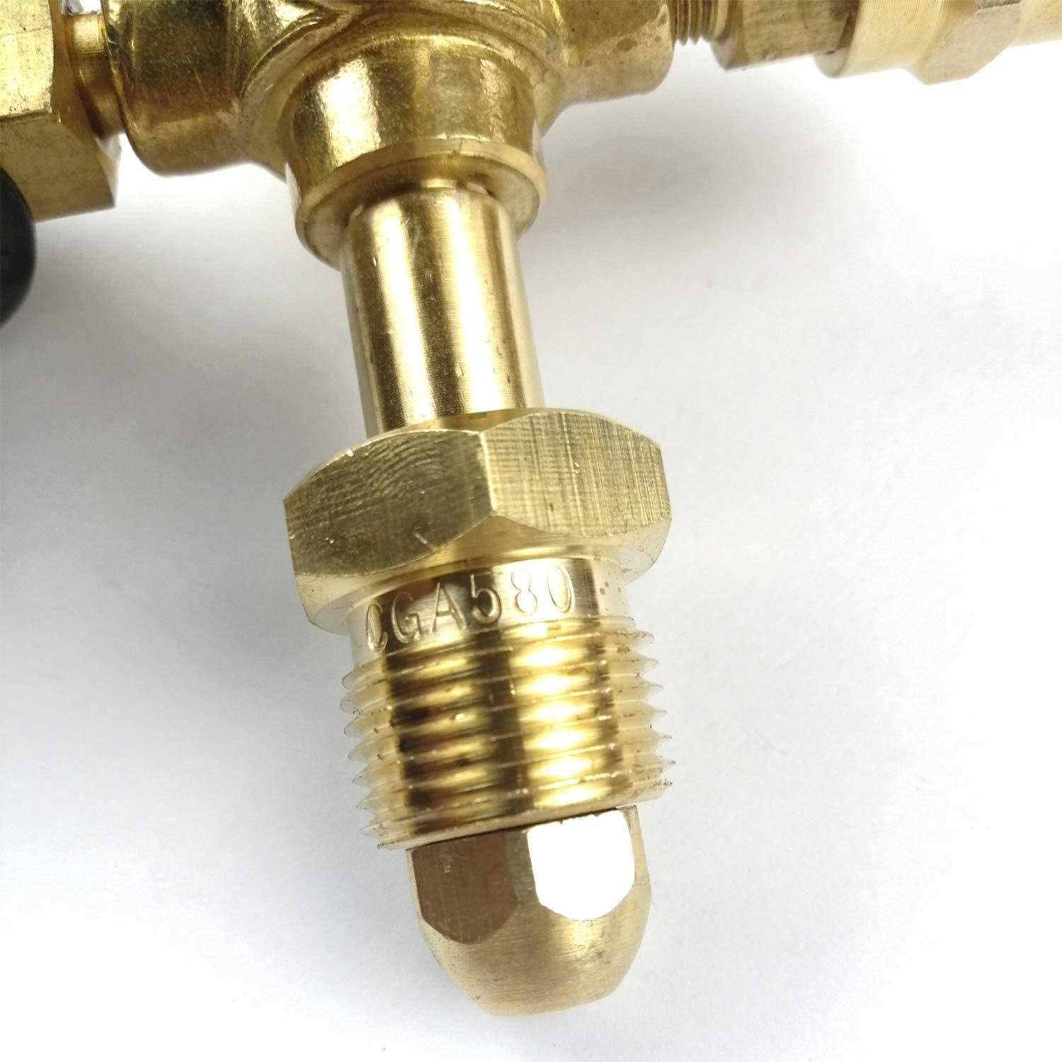 Argon Co2 Regulators Gauges Gas Welding Regulator cutting Regulator Cga580 - Cheap Fitting