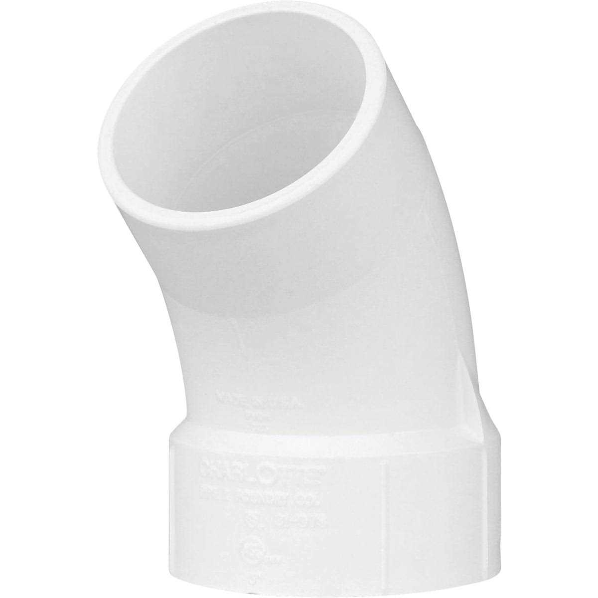Charlotte Pipe Elbow PVC DWV 3  22-1/2 Deg - Cheap Fitting