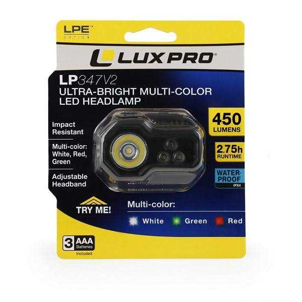 Luxpro Ultra Bright 450 Lumen LED Headlamp - Cheap Fitting
