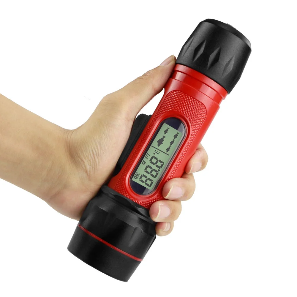 Sonar Ice Fishing Fishfinder with Underwater Wireless Handheld Fishfinder with 0.8-90m Detection Depth - Cheap Fitting