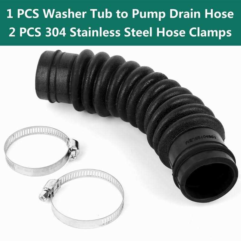 Meanhdag AEM73213001 LG Washer Tub to Pump Connector Drain Hose Assembly Pump Outlet for LG Washing Machine - Cheap Fitting