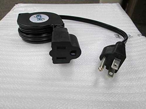 Nexhi Zip-PWR-EX1 Retractable AC Power Extension Cord - Cheap Fitting