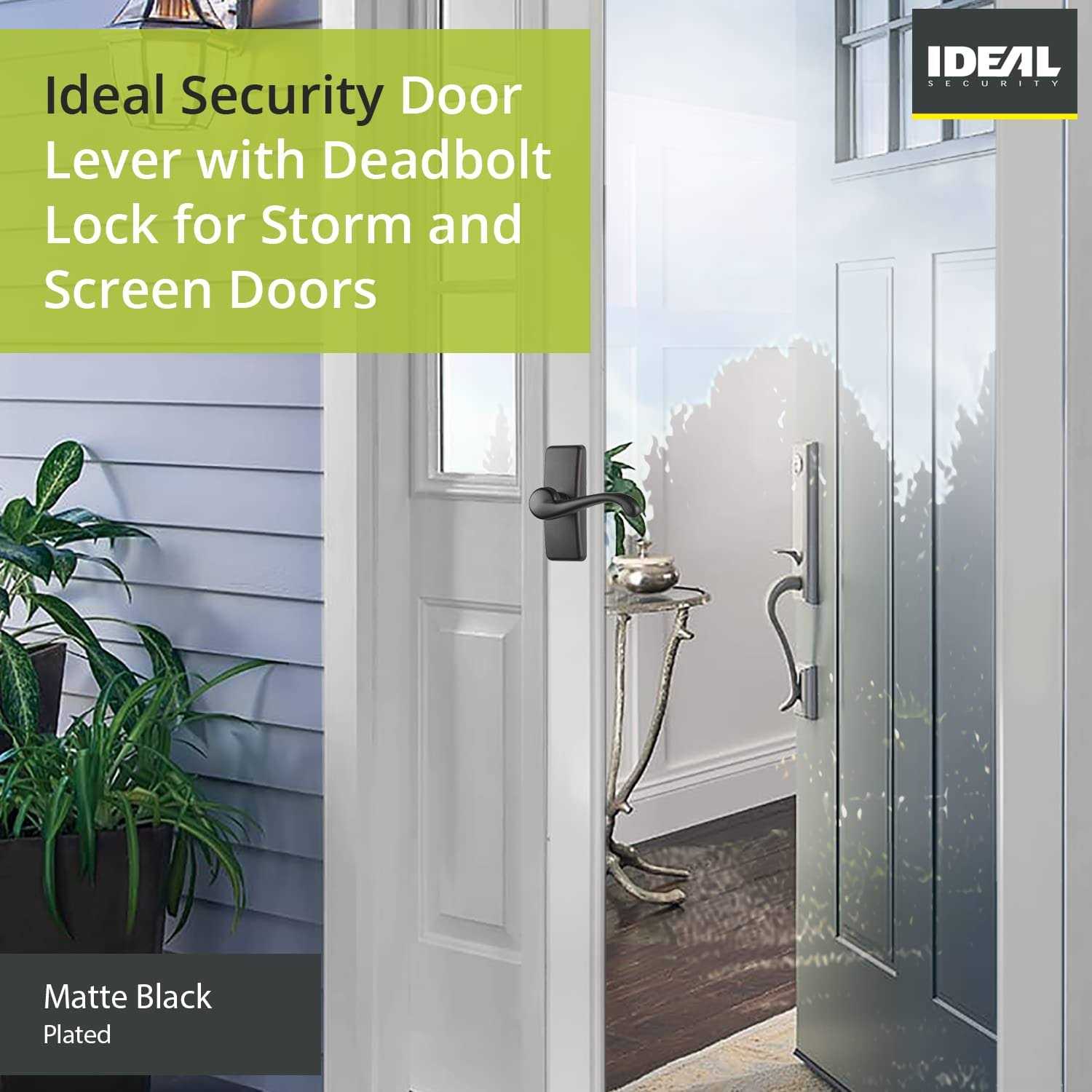 ideal security storm door handle Set with lock - Cheap Fitting