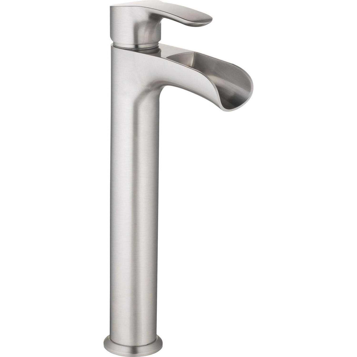 allen + roth Eliza 1-handle Vessel WaterSense Bathroom Sink Faucet with Drain 71-BVF11-BN-AR-AB - Cheap Fitting