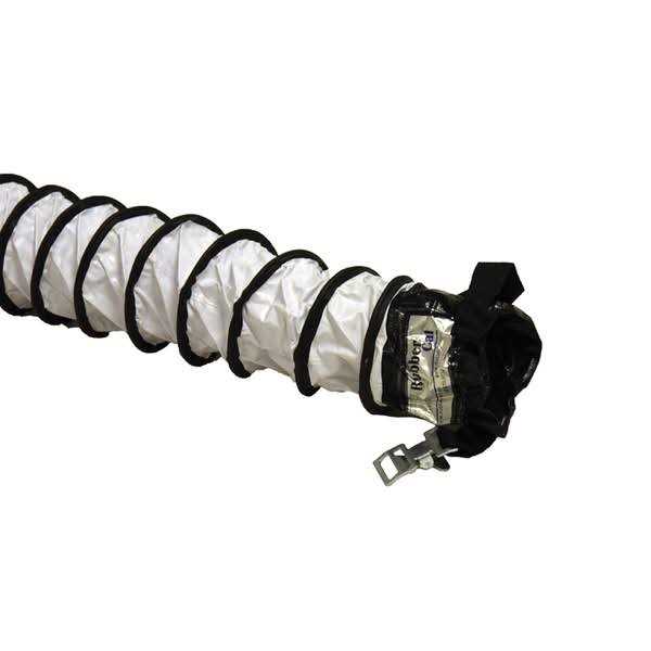 Rubber-Cal Air Ventilator White Ventilation Duct Hose - Cheap Fitting