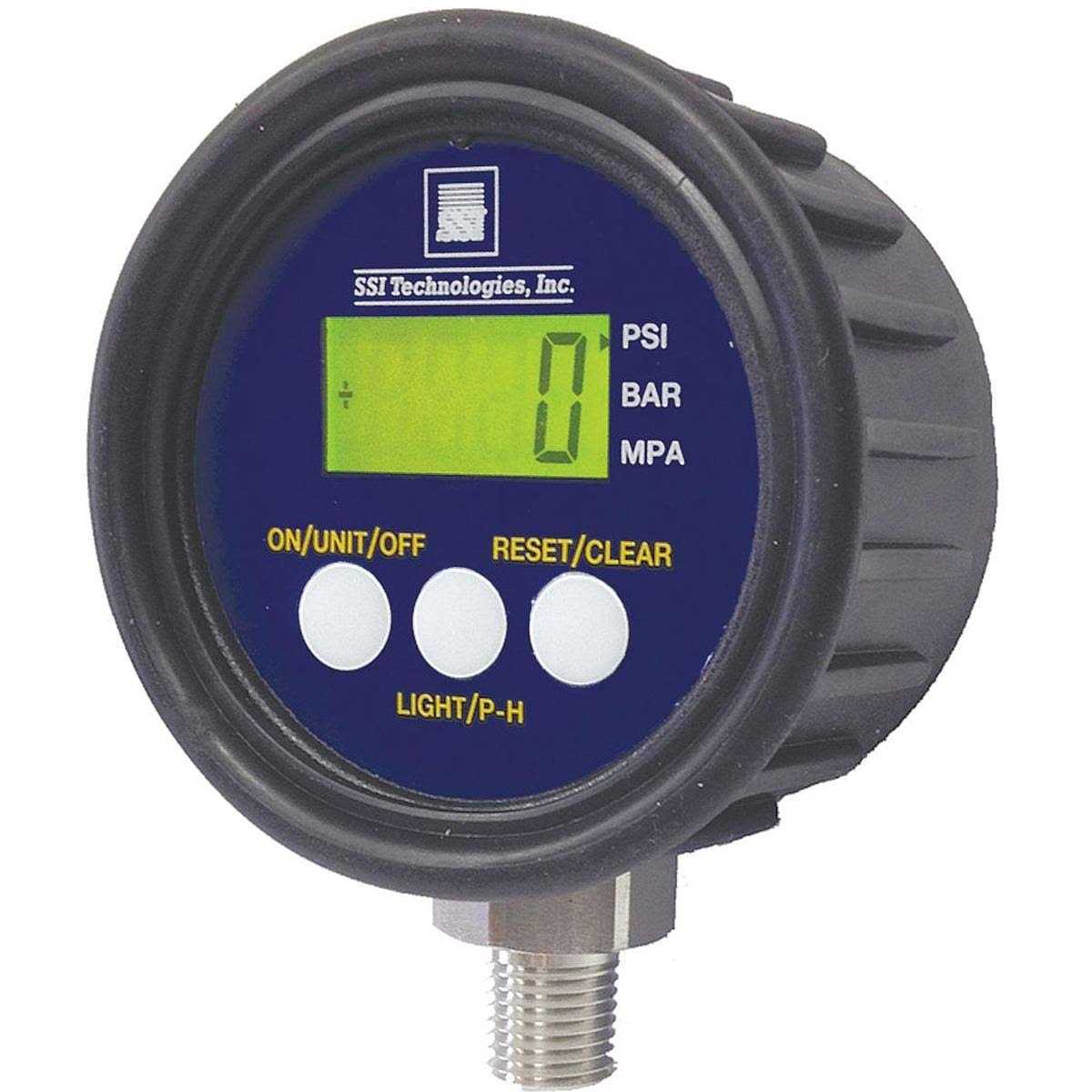 Ssi MGA-300-A-9V-R Digital Pressure Gauge,300 PSI MGA-9V-R - Cheap Fitting