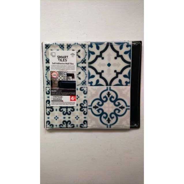 Smart Tiles Vintage Velletri Multi-Color 9 in. x 9 in. Vinyl Peel and Stick Tile - Cheap Fitting