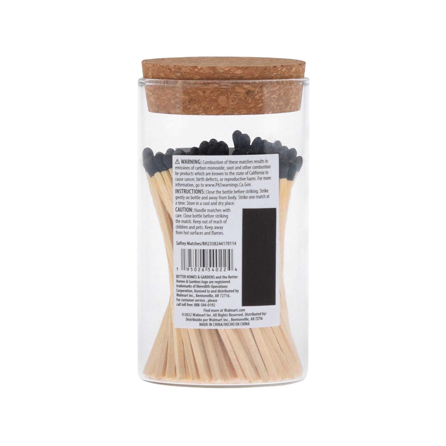 Better Homes & Gardens 4 Safety Premium Wooden Matches - Cheap Fitting