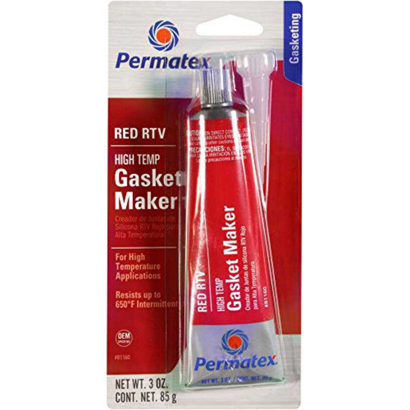 Permatex 81409 High-Temp Red RTV Silicone Gasket - Cheap Fitting