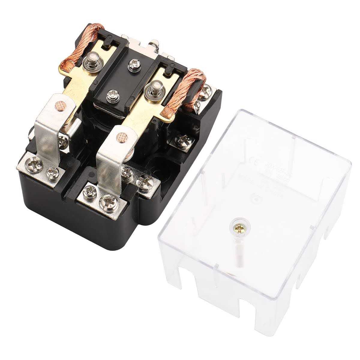 Baomain High Power Relay JQX-62F-2C Coil Voltage DC 12V 80A DPDT 2NO 2NC Electronmagnetic Relay - Cheap Fitting