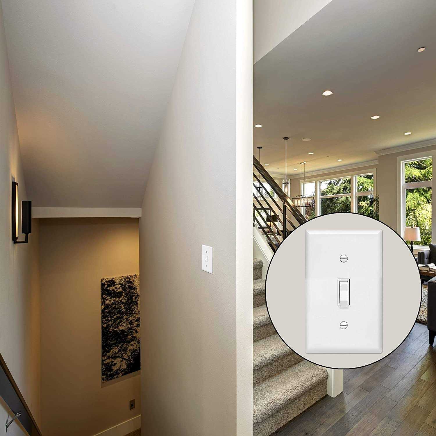 Enerlites 15 Amp 4-Way Toggle Light Switch White 84150-W - Cheap Fitting