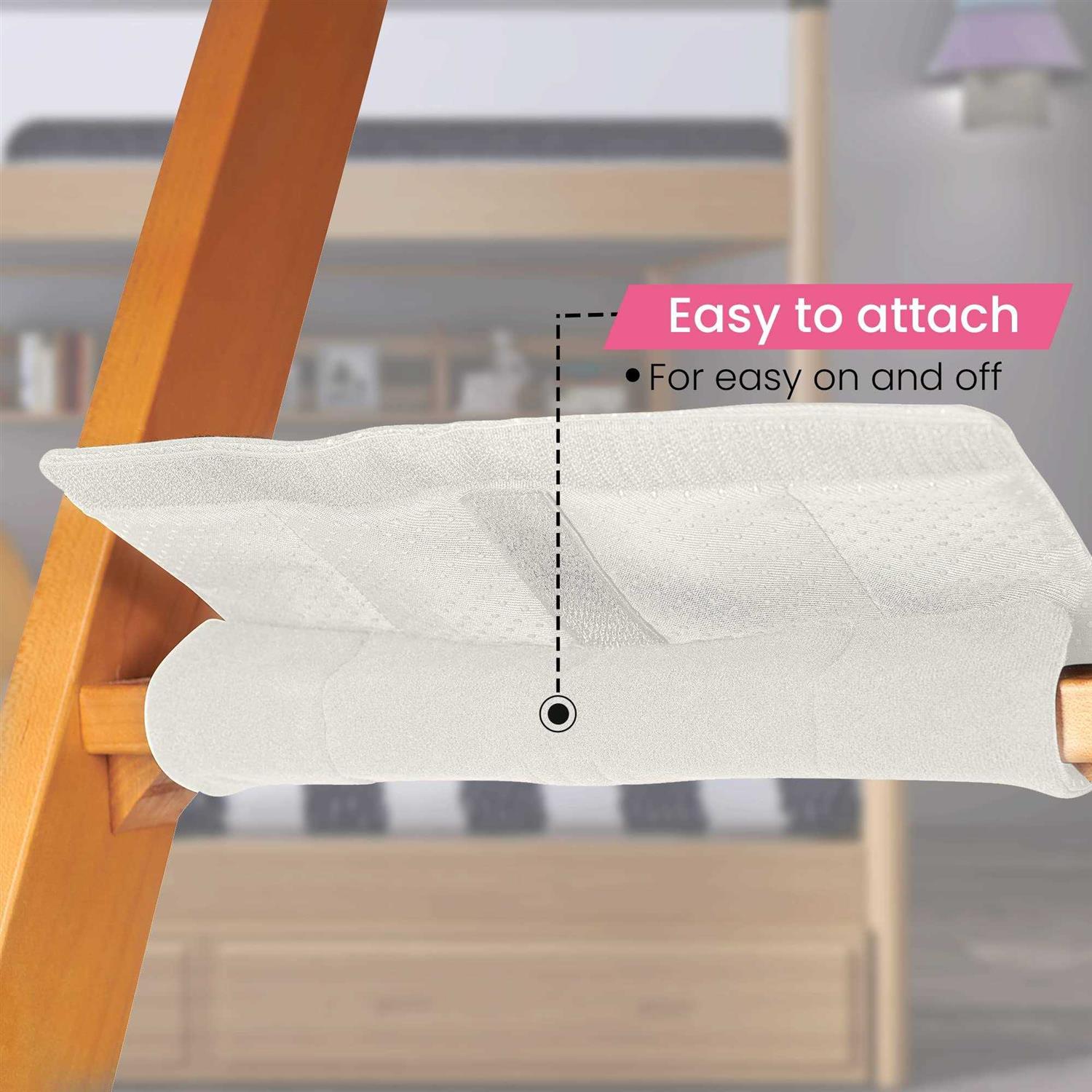 Hudson Comfort Bunk Bed Ladder Pads Soft Brushed Fabric for Foot Comfort with Anti Slip Dots on Bottom - Cheap Fitting