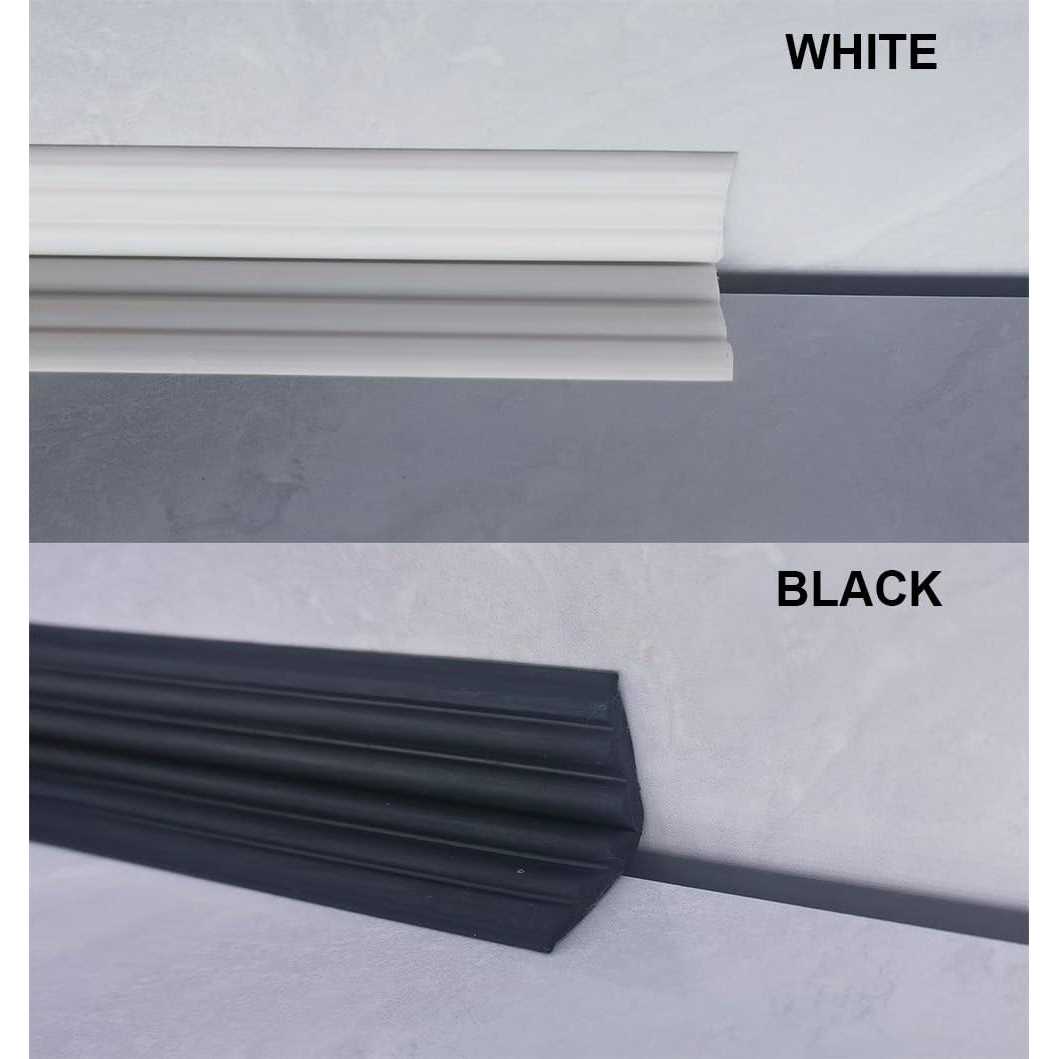 Inside & Outside Corner Trim, Peel and Stick Wall Molding Trim 3D DIY Decorative Lines for Wall Floor Window Door Ceiling and More,Flexible - Cheap Fitting