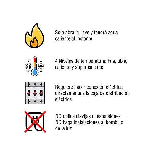 FAME electric shower110V SUPERDUCHA QUATTRO. Tankless water heater electric. 4 temperatures - Cheap Fitting