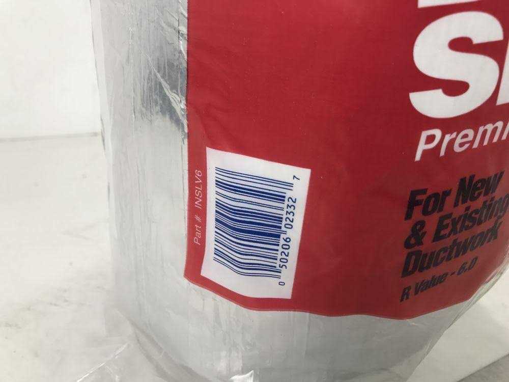 Master Flow 6 in. Dia R-6 Ductwork Insulation Sleeve - Cheap Fitting