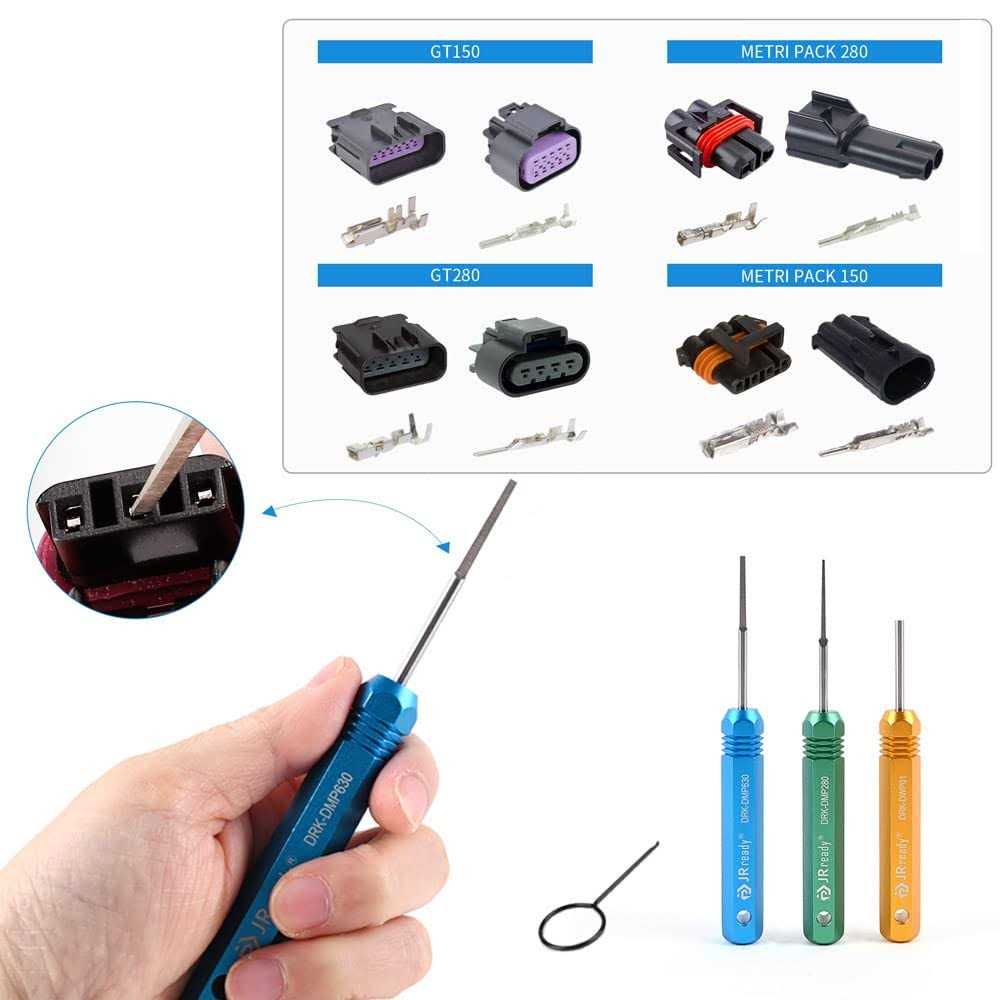 Jrready ST5211 Pin Removal Tool KIT for Weather Pack Metri Pack Series Connector Harness terminals and Connector Crimp Pin etc Electrical Connector - Cheap Fitting