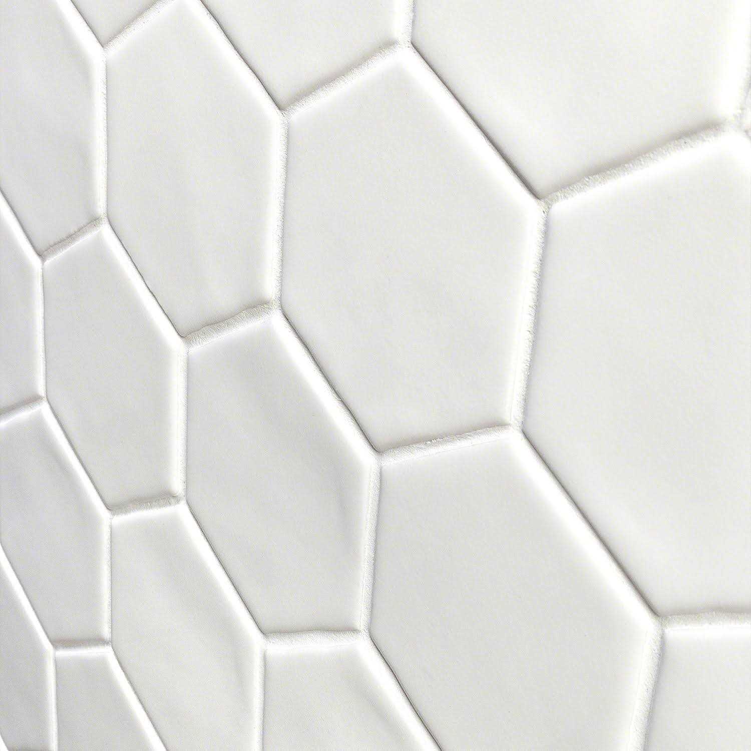Ivy Hill Tile Maine Cement Hexagon Matte Ceramic Mosaic Floor and Wall Tile - Cheap Fitting