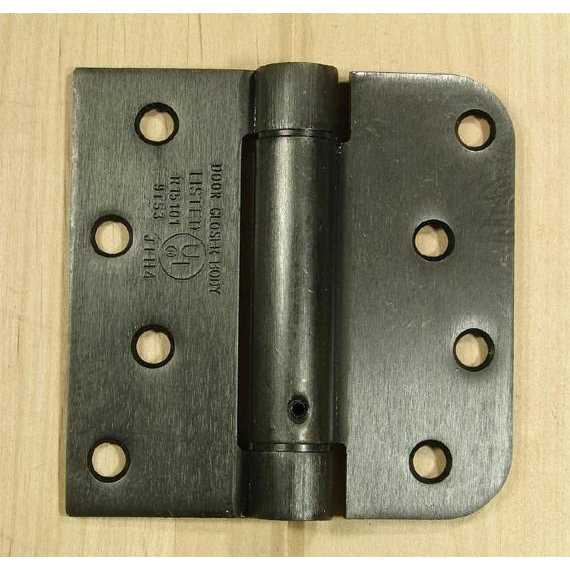 Spring Hinges 4 inch with 5/8 inch Square Corner - Cheap Fitting