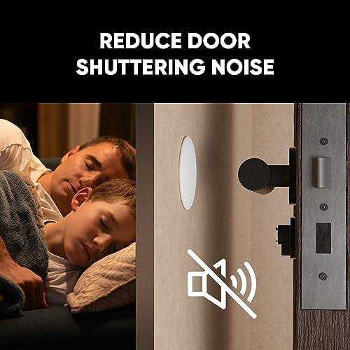 HOME PREMIUM Door Stoppers Wall Protector Durable Door Stops for Wall with Strong Adhesive - Cheap Fitting