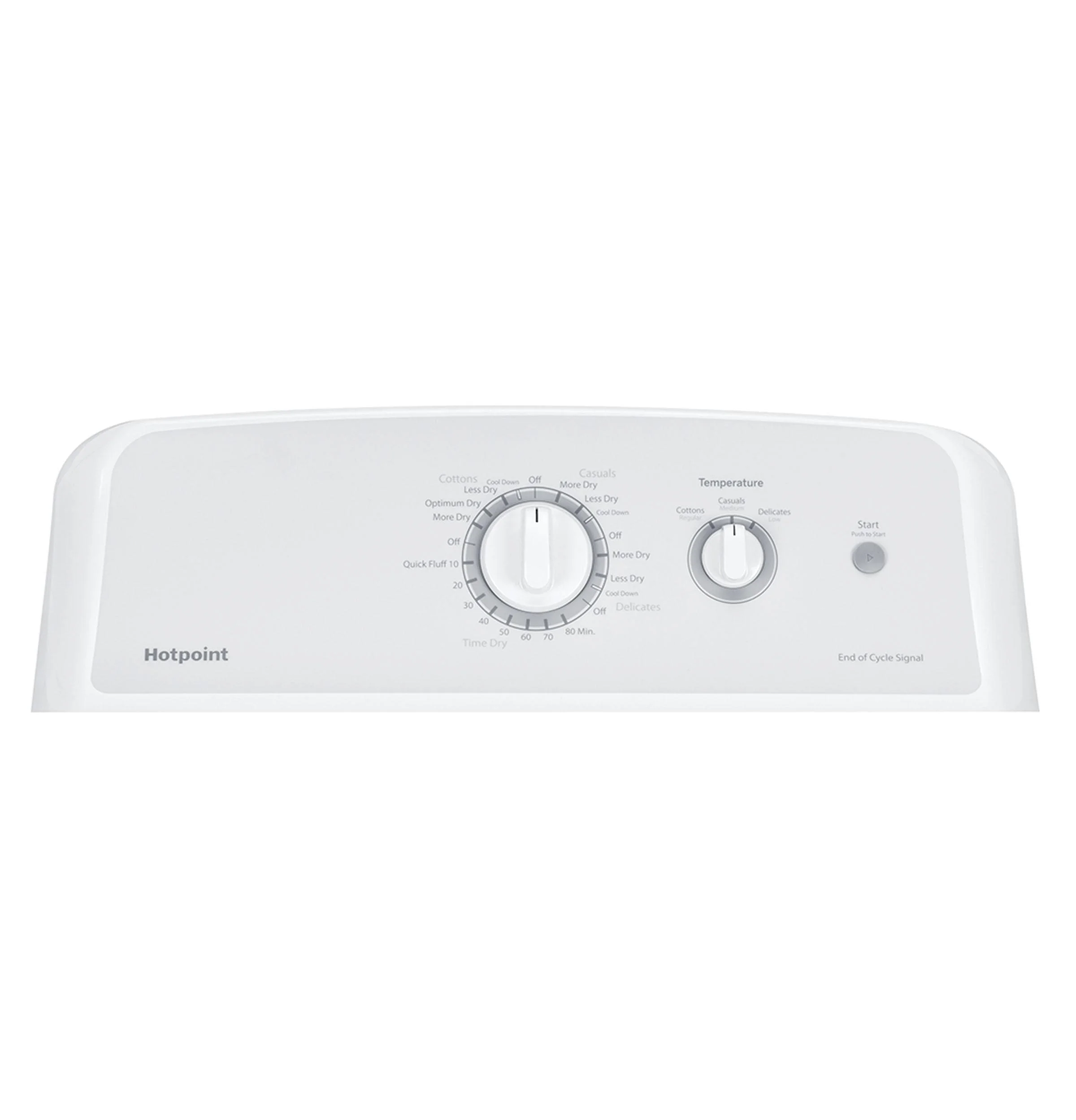 Climatic Home Products  Hot Point Gas Dryer, White - Cheap Fitting