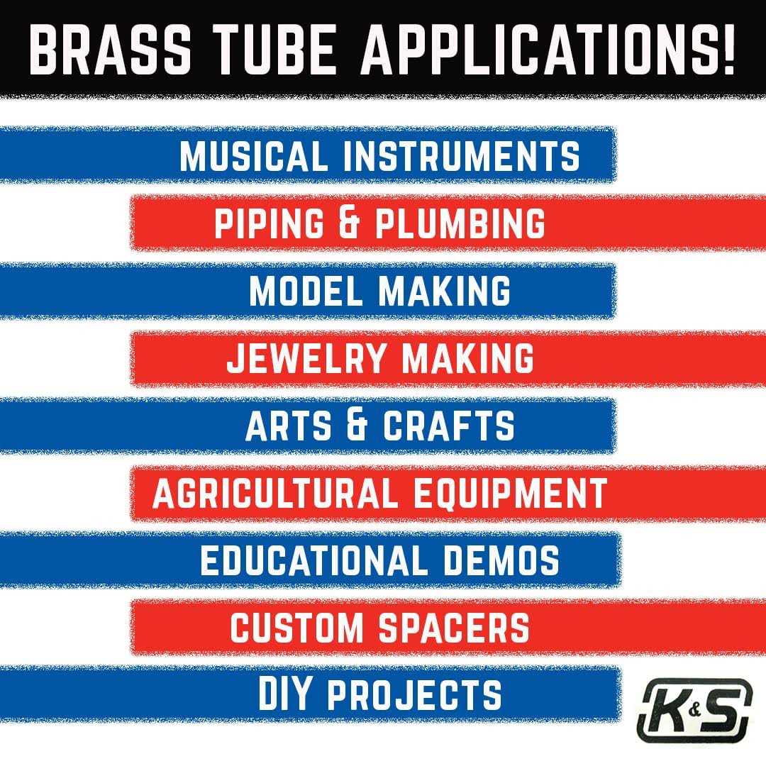 K&S Brass Round Tube Stock - Cheap Fitting