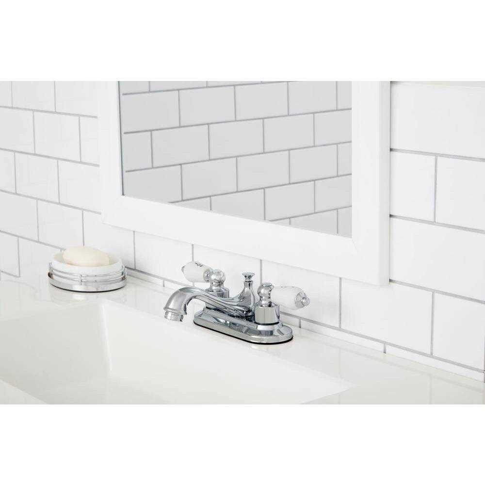 Glacier Bay Teapot 4 in. Centerset Low-Arc Bathroom Faucet - Cheap Fitting