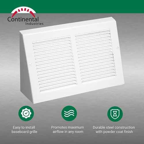 White Triangular Baseboard Grill - Cheap Fitting