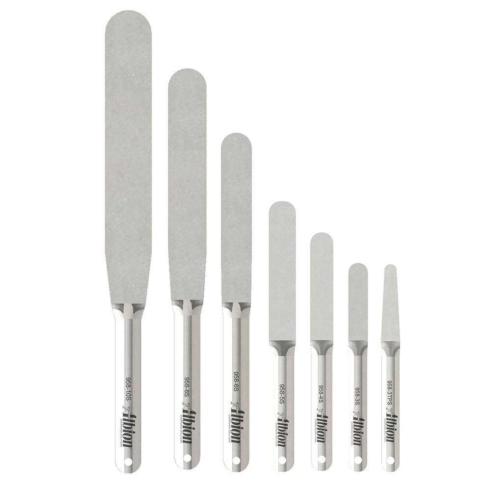 Albion 958-G01 7-Piece Streamline Caulk Spatula Set - Cheap Fitting